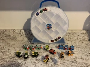 Thomas The Train & Friends Minis Micro Trains Lot (15) w Storage Carry Case - Picture 1 of 8