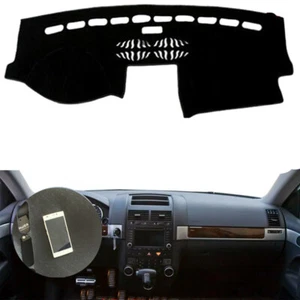 Für Touareg 2004-2010 2005 Auto Armaturenbrett Abdeckmatte Abdeckung Schwarz Neu - Picture 1 of 3