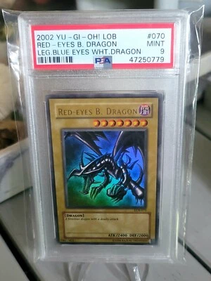 2002 Yu-Gi-Oh! Red Eyes Black Dragon! LOB #070 PSA 9 🔥 - Image 1 of 3