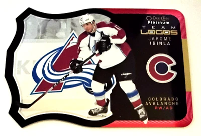 2015-16 JAROME IGINLA Team Logos Colorado Avalanche #T-8 O Pee Chee Platinum - Image 1 of 2
