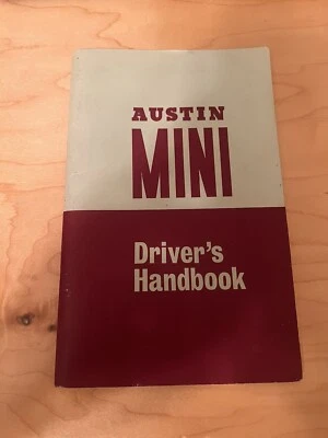 Austin Mini Driver’s Handbook 1968 vintage AKD 3887 Foto 1 de 4