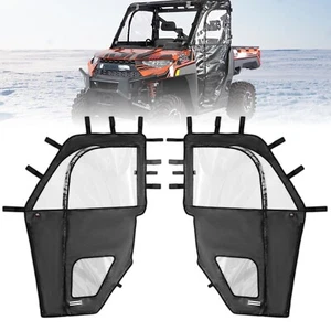 2PCS UTV Soft Cab Enclosure Upper Doors for Polaris Ranger XP 1000 2017-2025 - Picture 1 of 12