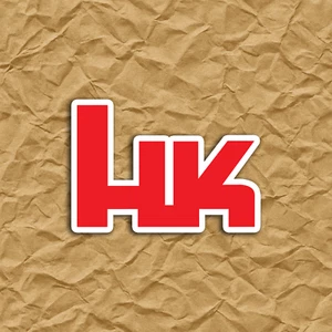 HK Vinyl Aufkleber 5 Zoll Wasserdicht Decal Heckler & Koch Logo - Bild 1 von 2
