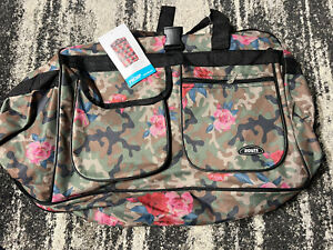 Pink Flower Camo Floral Expandable Luggage Suitcase Camouflage Travel