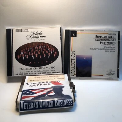 Music Cd / Schola Cantorum / Gershwin / Lot ZZ / 2- Cd Box Set - Image 1 of 2