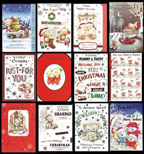 Christmas Card Friends Relation Various Titles GREAT SELECTION TO CHOOSE FROM cu - Picture 1 of 252