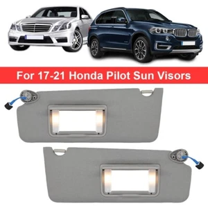 2017-2021 Honda Pilot Left Driver & Right Passenger Car Sun Visor with Mirror - Picture 1 of 6