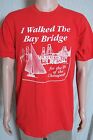Vintage '80s I walked the Bay Bridge for the life of the Chesapeake t shirt L