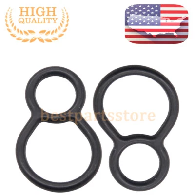 2pcs For Honda Ridgeline 2006-13 Engine Variable Timing Solenoid Gaskets JG48243 Foto 1 de 4