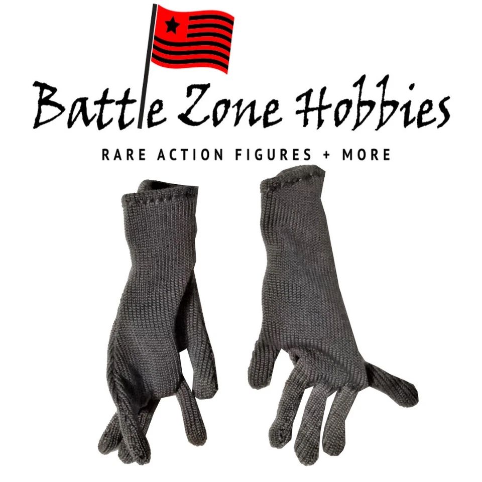 GUANTES ALEMANES DE LA SEGUNDA GUERRA MUNDIAL ESCALA 1/6 HECHOS (PAR) DE SGT-MAJ WOLFRAM BOX D80095 Foto 1 de 1