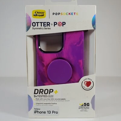 Funda Serie OtterBox + Pop Symmetry para iPhone 13 Pro - Berry Flow Foto 1 de 2