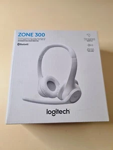 Logitech ZONE 300 Wireless Bluetooth Headset with Noise-Canceling Mic - White - Picture 1 of 3