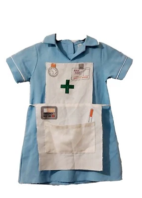 Disfraz de enfermera azul TJM para niñas ~ 3-5 años Foto 1 de 4