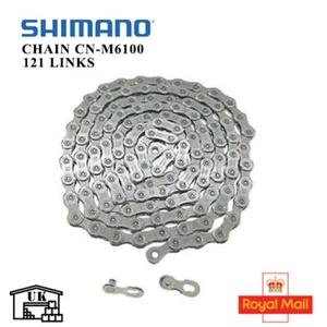 Cadena de 12 velocidades Shimano Deore CN M6100 CN-M6100 121 eslabones - Imagen 1 de 6