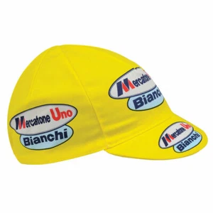 MERCATONE UNO RETRO CYCLING TEAM CAP - Vintage - Fixed Gear - Marco Pantani - Picture 1 of 1