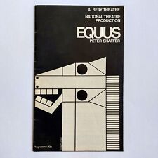 EQUUS - rare 1976 London theatre program - (Peter Shaffer)