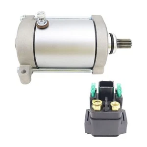 Starter Motor & Relay For Yamaha Rhino 450 YXR45 2007-2009 5B4-81940-00-00 - Picture 1 of 7