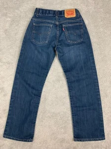 Levi's 505 Boys Jeans Straight Leg Youth Boy's Size 12 Reg 26x26 Blue Denim - Picture 1 of 15