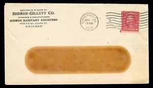MOMEN: US-BRIEFMARKEN #492 FRÜHESTE DOKUMENTIERTE VERWENDUNG AUF COVER APS-ZERTIFIKAT - Bild 1 von 3