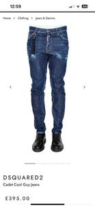Pantalones de mezclilla DSQUARED2 Cadet Cool Guy talla 48 - Imagen 1 de 8