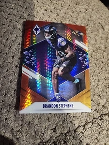 2021 Panini Phoenix - Fire Burst #184 Brandon Stephens RC - Bild 1 von 2