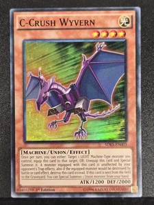 C-Crush Wyvern SDKS-EN003 Structure Deck: Seto Kaiba-1st Edition Holo (C) - Picture 1 of 9
