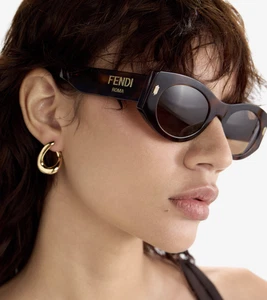 NEW Fendi FE40125F-5353E Sunglasses 0mm 100% Authentic - Picture 1 of 6