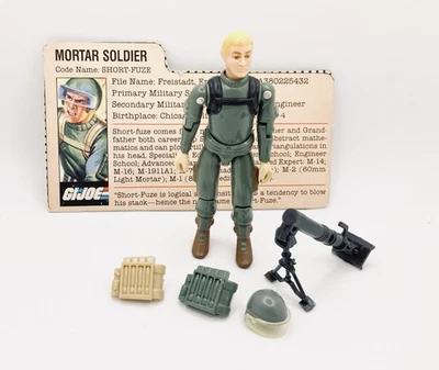 Short Fuze 100% Completo G.I. Figura de colección Hasbro Joe 1982 Foto 1 de 4