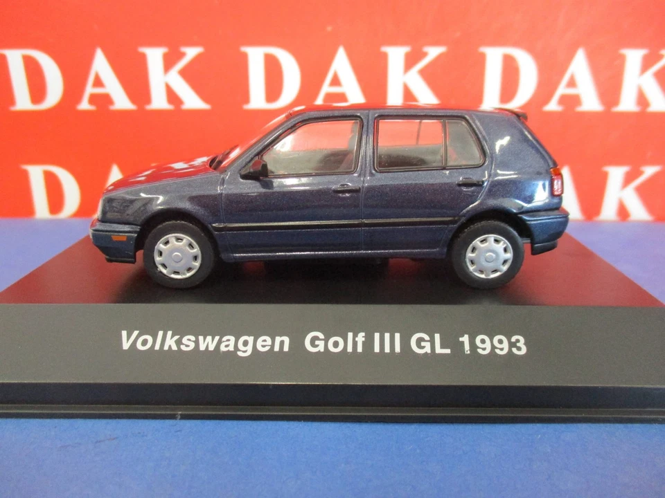 Die cast 1/43 Modellino Auto Volkswagen Golf III GL 1993 - Immagine 1 di 4