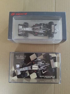 Spark Minichamps 1/43 McLaren MP4-20 Juan Pablo Montoya 2 Car Set F1 Diecast - Picture 1 of 7