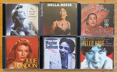 Lot of 6 1930's-'60's Female Pop Vocalists CD's - Original Recordings - Image 1 of 4