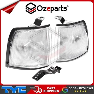 Set / Pair LH+RH Corner Light Park Lamp (Black) For Holden Rodeo TF Ute 91~97 - Picture 1 of 6