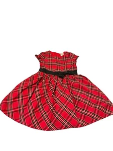Carter's Baby Mädchen Festtagskleid Größe 2T rot kariert - Bild 1 von 5