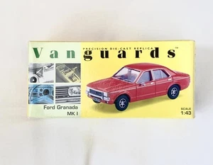1/43 FORD GRANADA MK1 Flame Red VANGUARDS - VA52000 LLEDO BOXED - Picture 1 of 13
