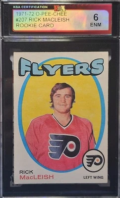 71-72 O-Pee-Chee Rick MacLeish Rookie KSA 6 🚨🚨🚨 Philadelphia Flyers  - Image 1 of 2