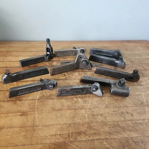 10 Metal Lathe Tool Holder Lot Armstrong, Williams - Picture 1 of 16
