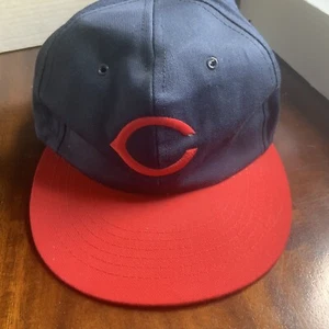 Vtg Coca Cola Coke Throwback Baseball Cleveland Guardians Cap Snapback Hat MLB - Picture 1 of 8