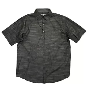 Beverly Hills Polo Club Short Sleeves Shirt Men's Gray Big & Tall Size 2XLB - Picture 1 of 9