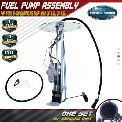 Conjunto de suspensión de bomba de combustible para Ford E-150 Econoline 4,2 L 1997-1998 con 3 tubos traseros Foto 1 de 4