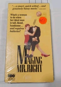 VHS Sealed - Making Mr Right John Malkovich 1980s Comedy Watermarks HBO Video, - Picture 1 of 9