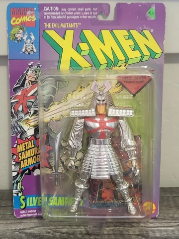 New Sealed ToyBiz Marvel Evil Mutants X-Men Silver Samurai 1994 L Cover