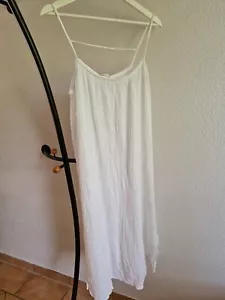 H&M Maxikleid M Weiß - Bild 1 von 4