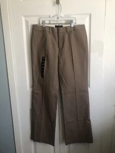 Pantalón corto Banana Republic Martin Fit 10S beige caqui tiro medio nuevo con etiquetas - Imagen 1 de 4