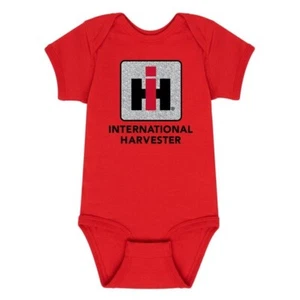 International Harvester IH Glitzer Logo Kleinkind Einteiler - Bild 1 von 1