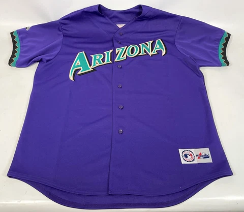 Arizona Diamondbacks #40 Christian Walker Majestic Button Down MLB Jersey XXL Cover