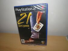 21 Card Games (PS2) - new sealed pal version