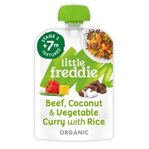 Little Freddie Beef Coconut Curry Organic Pouch , 7 months - 130g - Picture 1 of 1