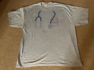 T-shirt ROY HALLADAY "DOC" DOTTORE 2 LATI XXL 2XL PHILADELPHIA PHILLIES - Foto 1 di 2
