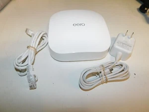 AMAZON EERO PRO 6 K010001 AX4200 TRI-BAND WIRELESS MESH ROUTER TESTED W/POWER - Photo 1/5