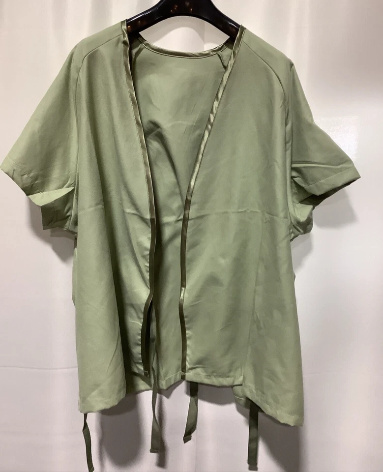 Health Care Mammography Jacket Top Lot of 6 Green Comfort  cape gown Image NEW - Image 1 of 4